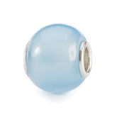 Trollbeads Round Light Blue Agate Bead TSTBE-00037